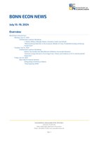 Bonn Econ News 2024 Week 29 (July 15–19)