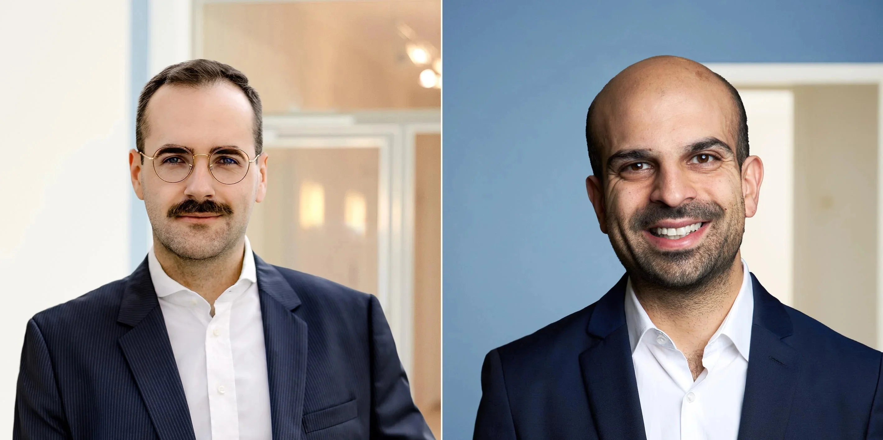 Valentin Kecht (links) und Prof. Farzad Saidi