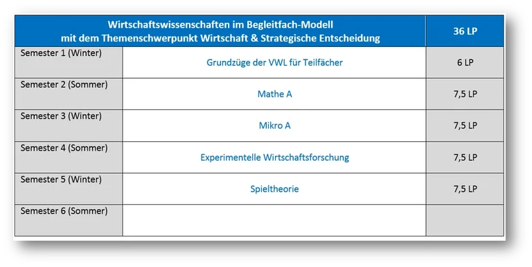 Beispiel Begleitfach 1