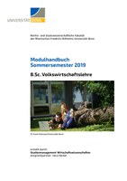 Modulhandbuch B.Sc. VWL SoSe 2019