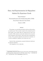 Entry and Experimentation in Oligopolistic Markets for Experience Goods.pdf