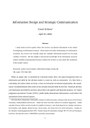 Information Design and Strategic Communication.pdf