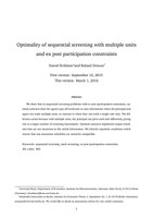 Optimality of sequential screening with multiple units.pdf