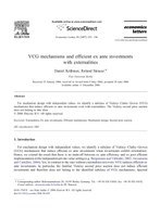 VCG mechanisms and efficient ex ante investments.pdf