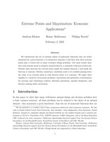 Extreme Points and Majorization: Economic Applications