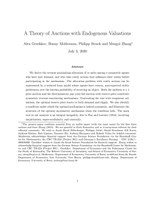 A Theory of Auctions with Endogenous Valuations