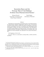 Innovation Races and the Strategic Role of Cash Holdings: Evidence from Pharmaceutical Patents