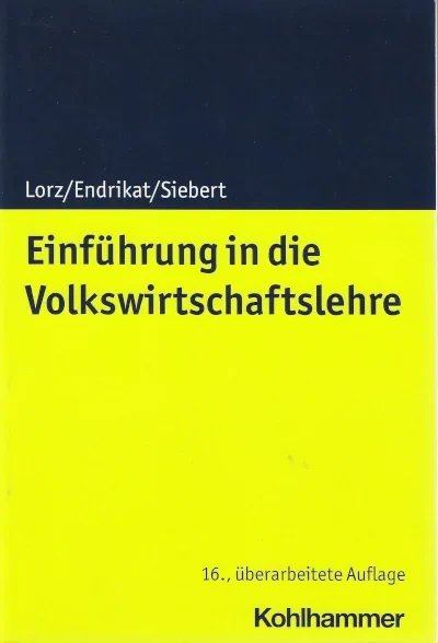 Einführung in die Volkswirtschaftslehre